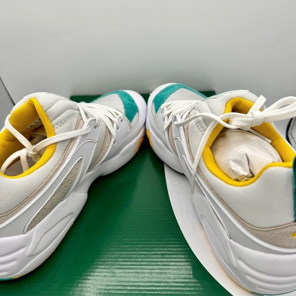 NWT Puma Blaze of Glory Retro white Sneakers Leather shoes teal accents NEW main image 14